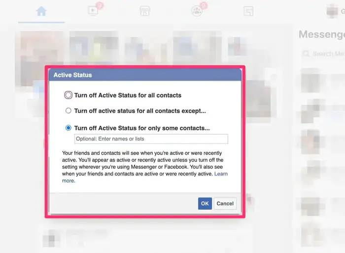 Facebook Messenger Çevrimdışı Görünme