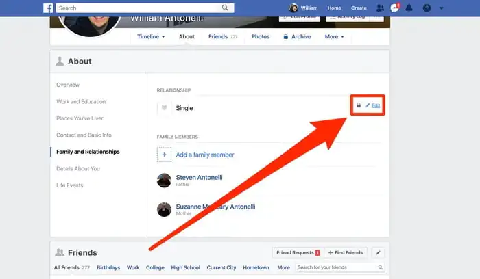 Facebook İlişki Durumu Güncelleme