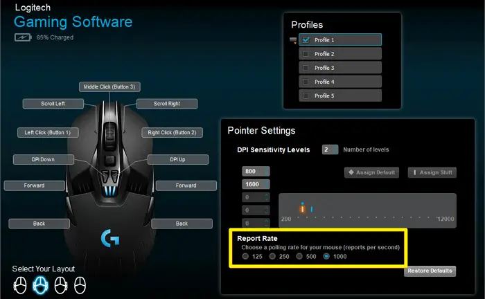 Windows 11 Fare Yoklama Oranı Nasıl Değiştirilir