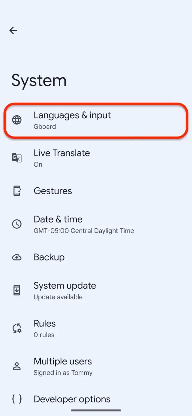 Telefona Farklı Dil Seçenekleri Ekleme