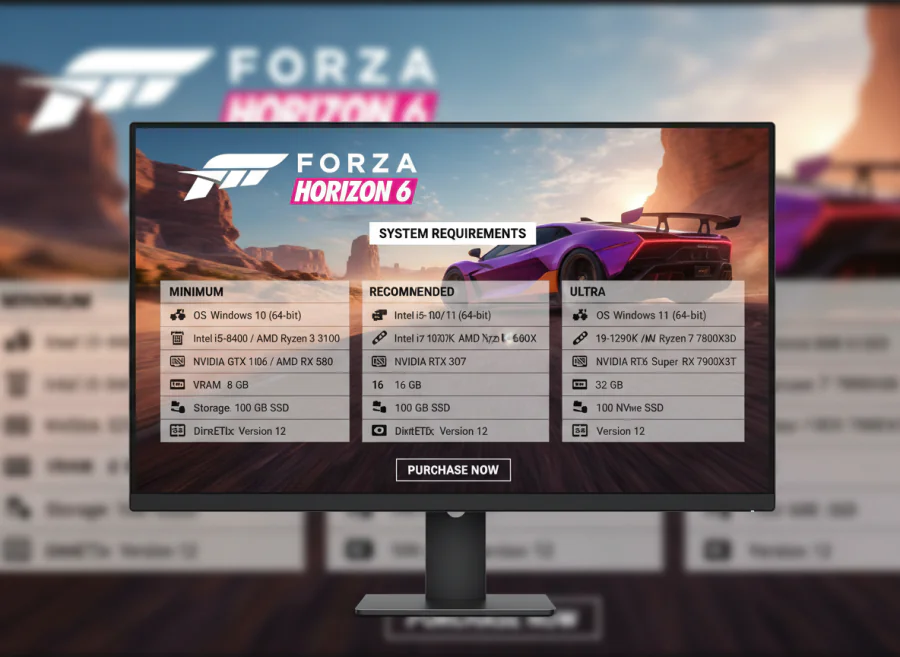 Forza Horizon 6 Sistem Gereksinimleri Neler