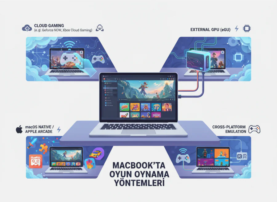 Macbook'ta Oyun Oynama Yöntemleri nelerdir