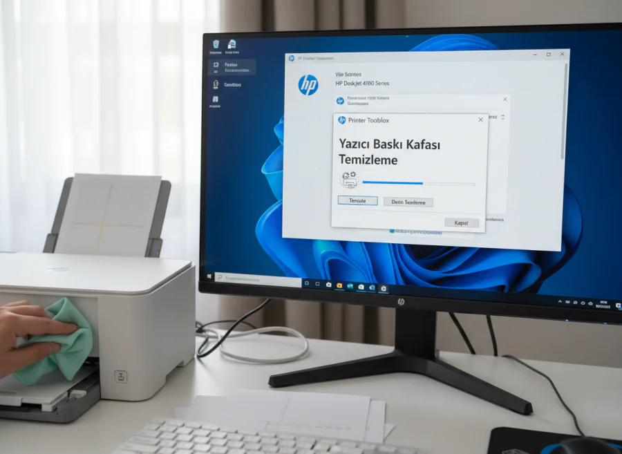 Windows 11'de Yazıcı Baskı Kafası Temizleme nedir