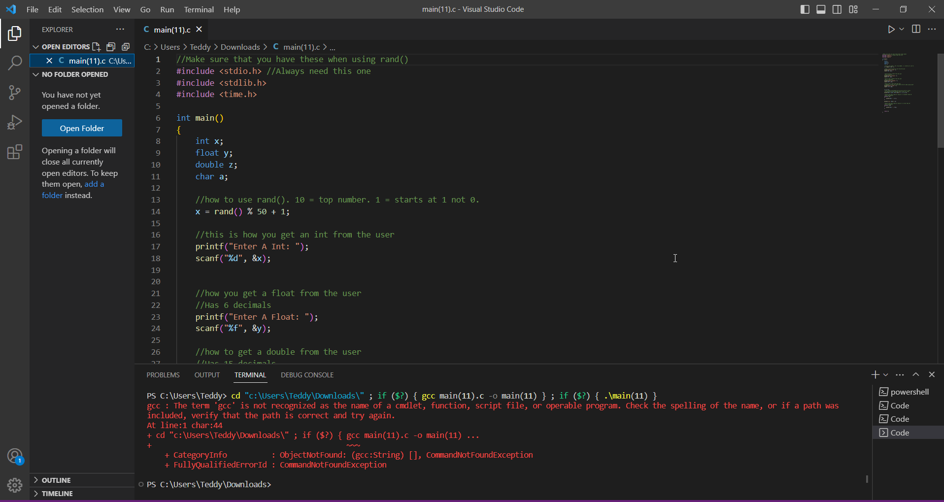 Mingw 'Gcc' is not recognized Hatası