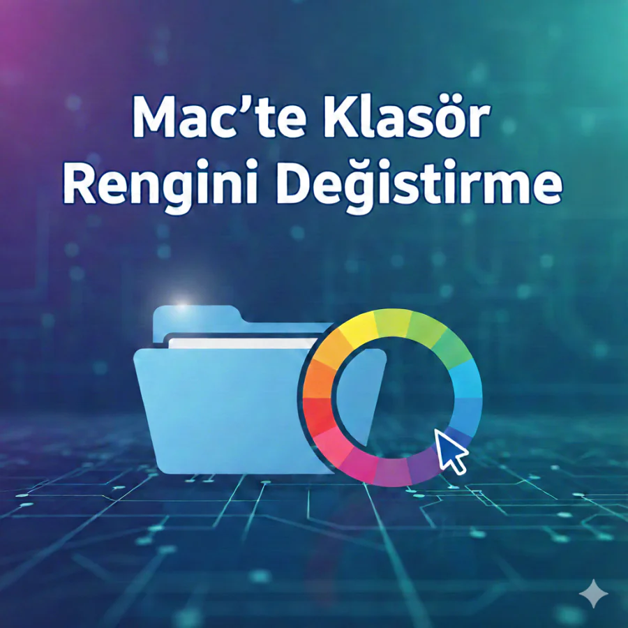 Mac'te Klasör Rengini Değiştirme