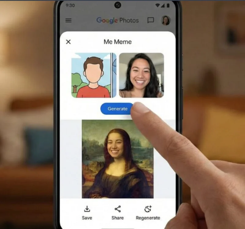 Google Fotoğraflarda Meme