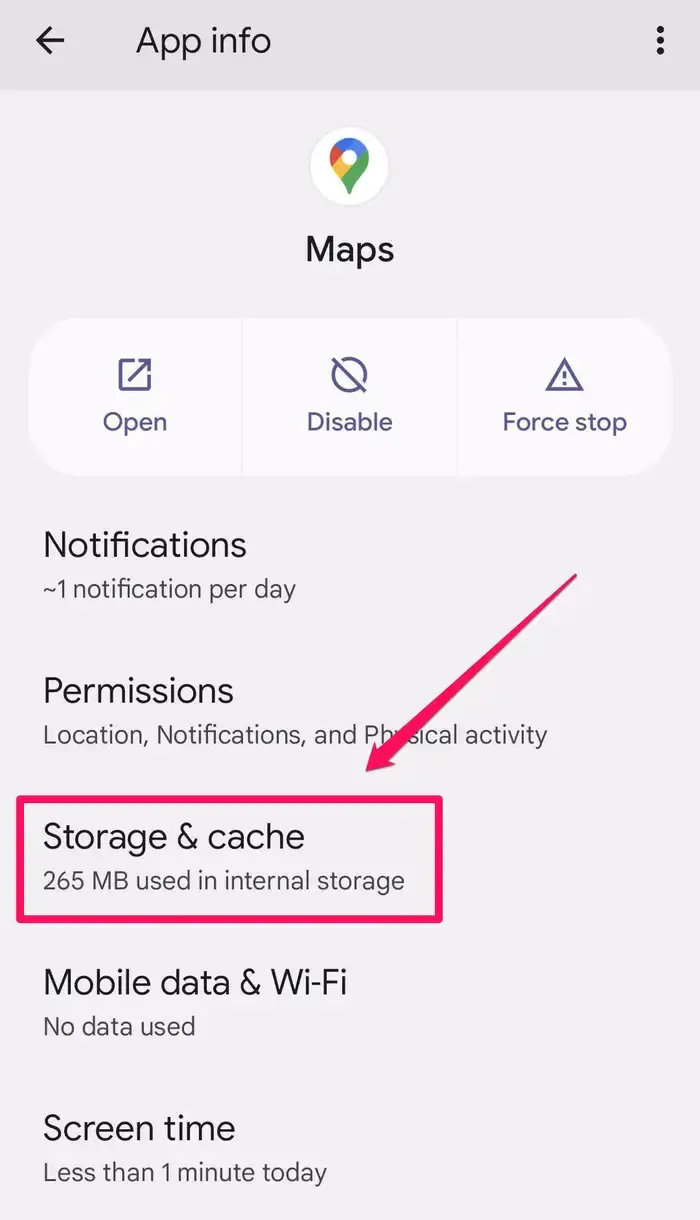 Google Haritalar Önbelleğini Temizleme