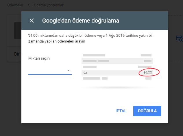 Google Beklenmeyen Bir Veri Tabanı Hatası Oluştu Sorunu