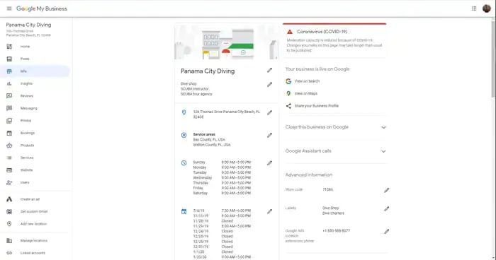 Google My Business ile Google Haritalar'da İşletme Adresi Değiştirme