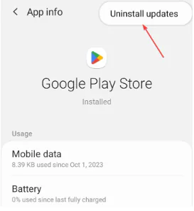 Google Play Hata Kodları