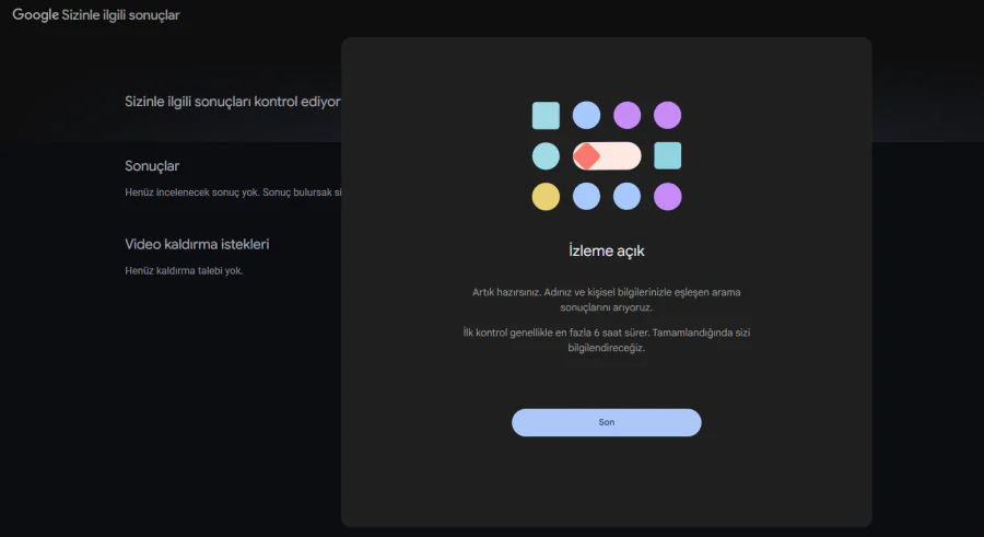Google'dan Kişisel Bilgilerinizi Silme