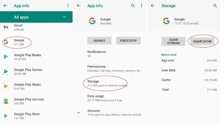 Google durduruldu hatasının ana nedenleri