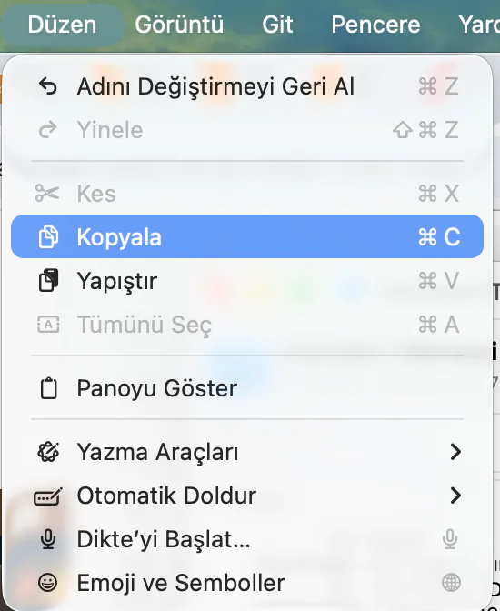Mac'te Klasör Rengini Değiştirme