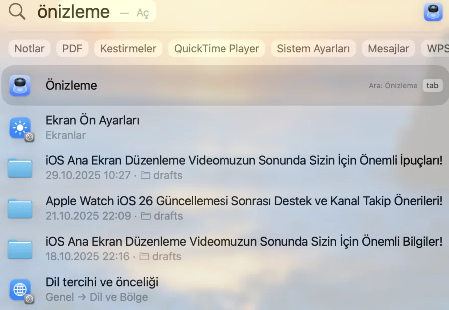 Mac'te Klasör Rengini Değiştirme
