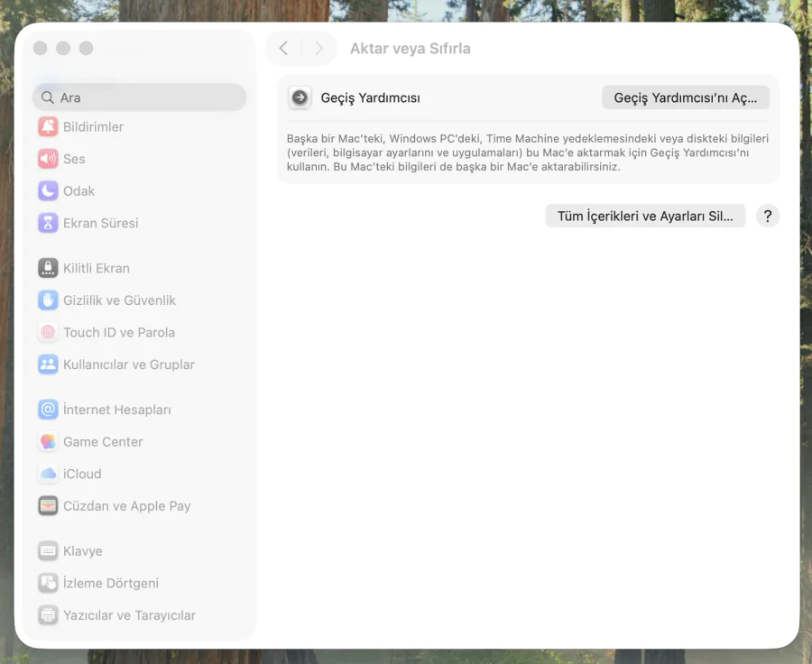 MacBook Air Sıfırlama