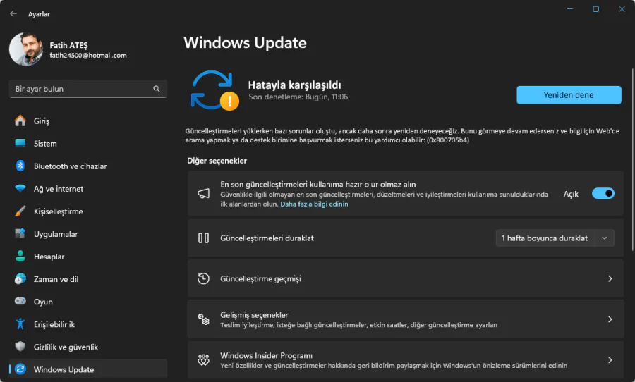 0x80070bc9 Windows Update Hatası Nasıl Çözülür?
