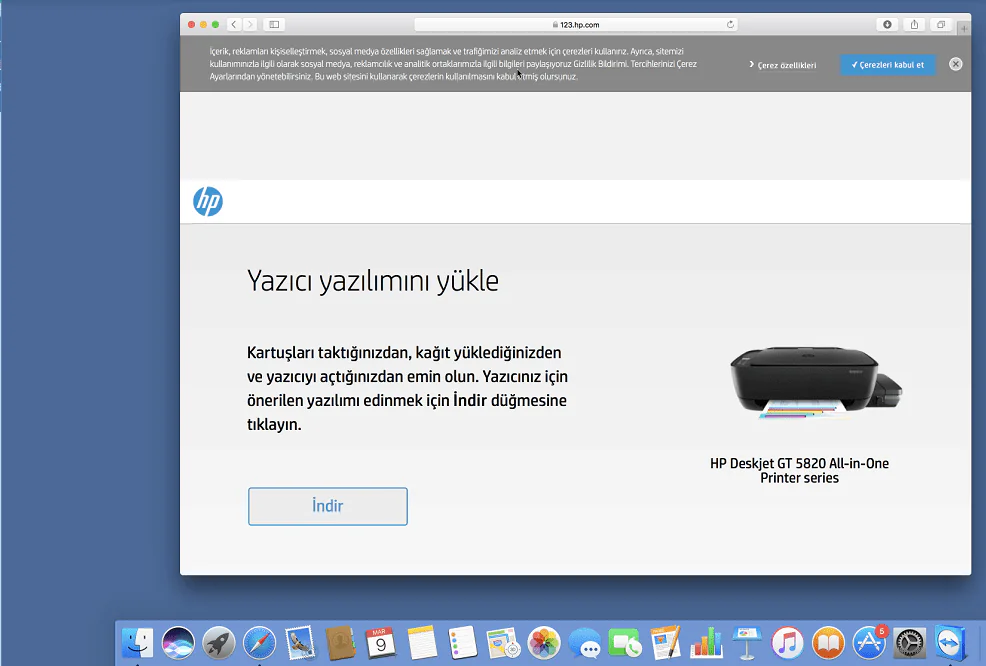 HP DeskJet GT 5820 Kablosuz Yazıcı Kurulumu (Resimli Anlatım)