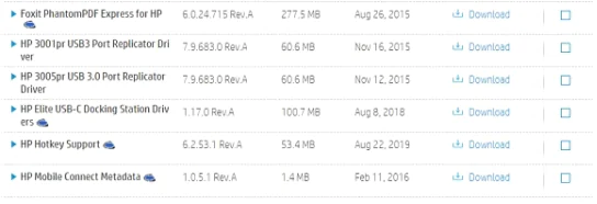 HP Hotkey Destek Sürücüsünü Yükleme