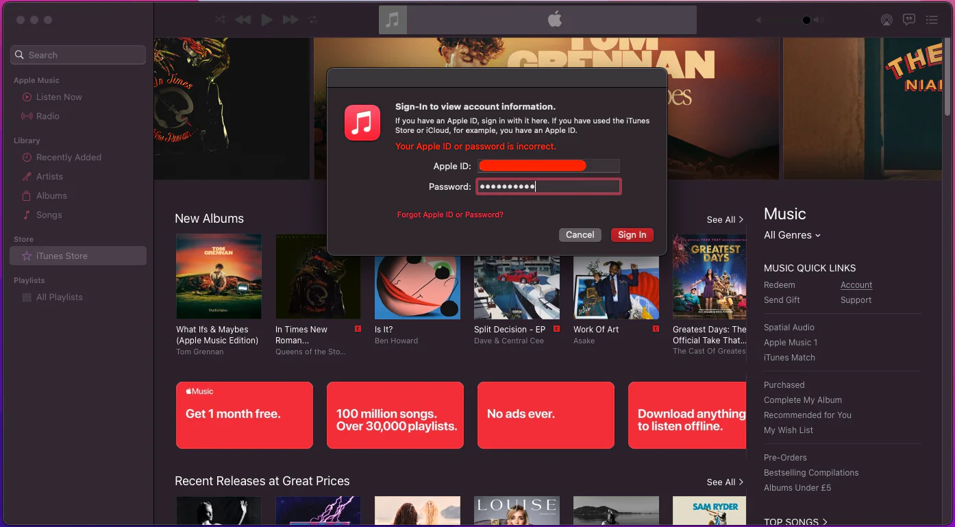 Apple Music'e Girilemiyor Sorunu
