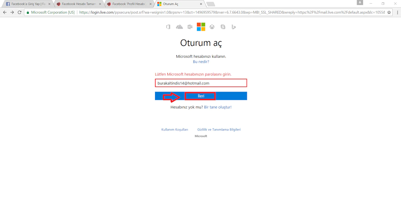 'Hotmail' Hesabı Kurtarma_1