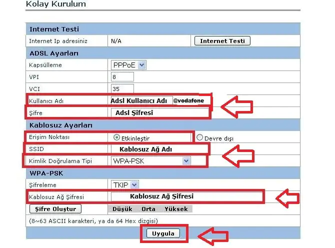 Huawei HG520C Kurulum Adımları