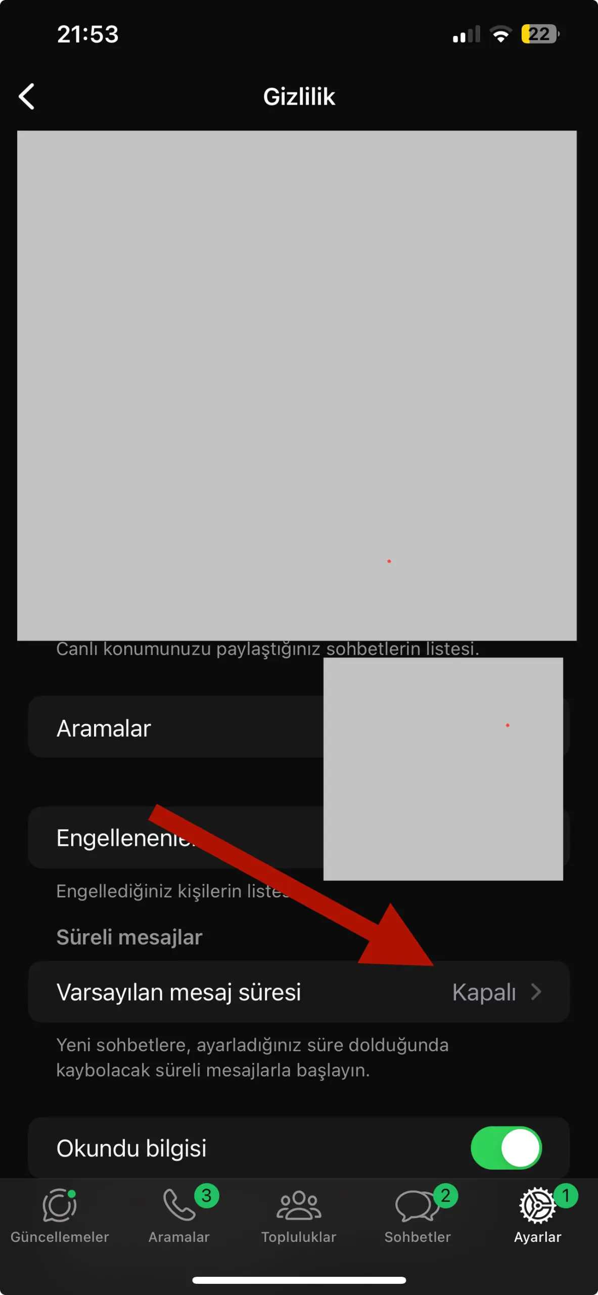 Whatsapp Süreli Mesajlar