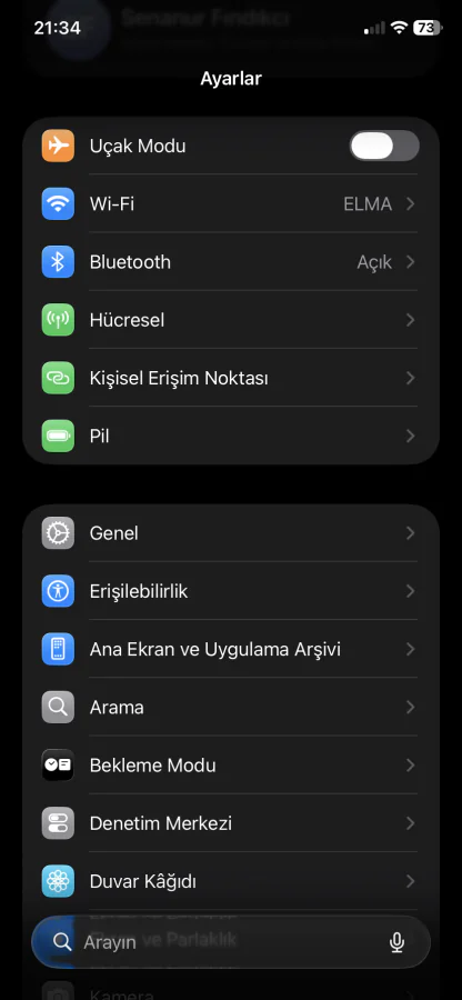 iPhone hoparlör sessi