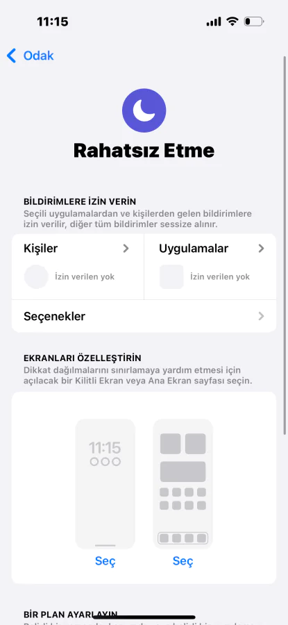 İphone Belirli Kişilerden Gelen Aramaları Sessize Alma