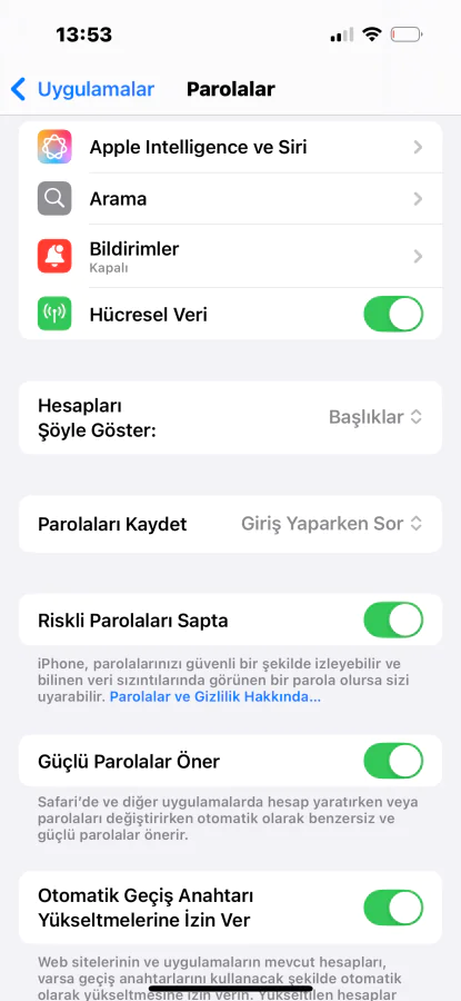 iOS'ta Safari'nin Parola Önerilerini Nasıl Durdurabilirsiniz