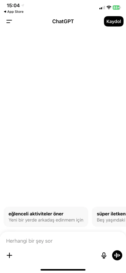 ChatGPT ile Arka Plan Konuşmaları