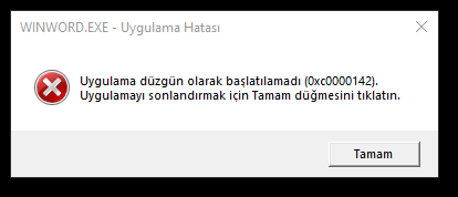 Microsoft Office (0x0000142) Hatası Nasıl Çözülür?