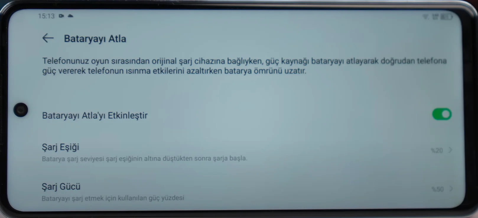 Infinix NOTE 30 bataryayı atlama