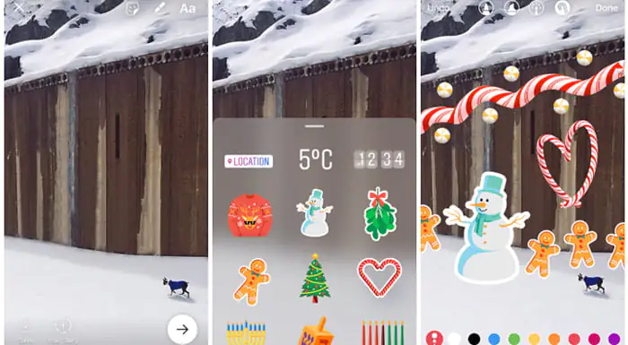 Instagram Sohbet Çıkartması Ekleme belirli çıkartmalar görüntülenemiyor