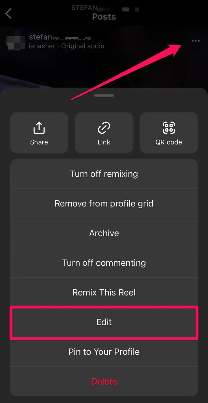 Instagram Paylaşım Güncelleme