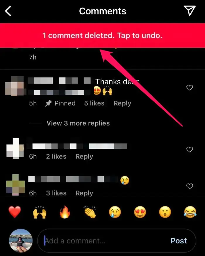Instagram Yorum Güncelleme