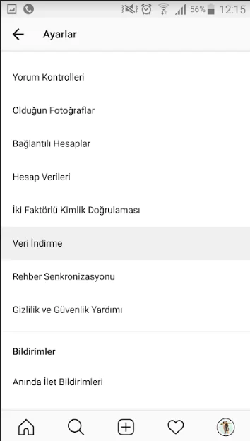 Instagram Verilerimi Nasıl Yedeklerim? (Resimli Anlatım)