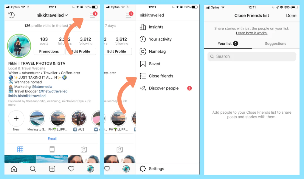 Instagram’da Yakın Arkadaşlar Listesi Özelliği Nasıl Kullanılır_ _ 4 Instagram’da Yakın Arkadaşlar Listesi Özelliği Nedir ve Nasıl Kullanılır?