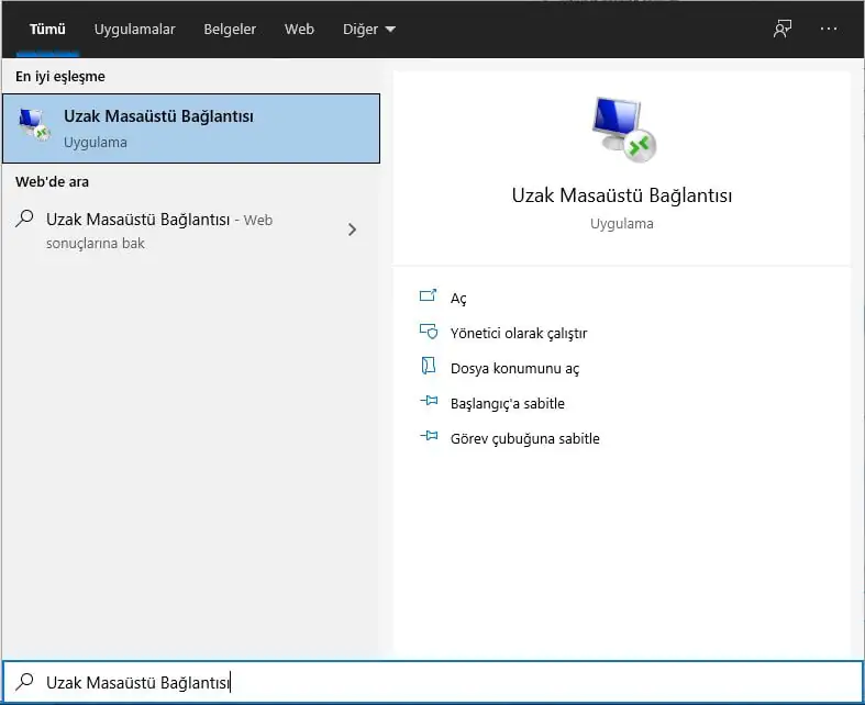 İş Yerindeki Bilgisayara Evden Erişmek 04