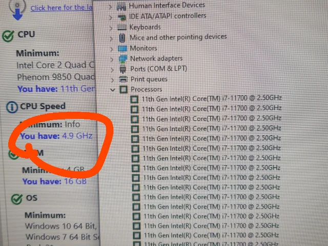 4.4GHz İşlemcinin 1.4GHz'de Çalışma Sorunu