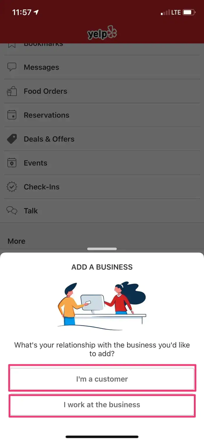 Yelp'e İşletme Ekleme