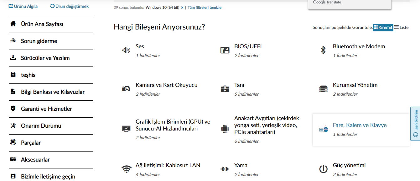 Lenovo Yoga 11E dokunmatik ekran sürücüsünü nasıl güncelleyebilirim