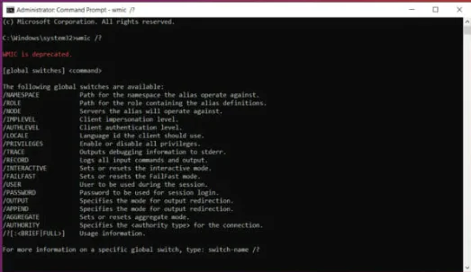 inux için WMIC indirme uzak bir Windows sistemini izlemenize ve yönetmenize olanak tanıyan bir komuttur