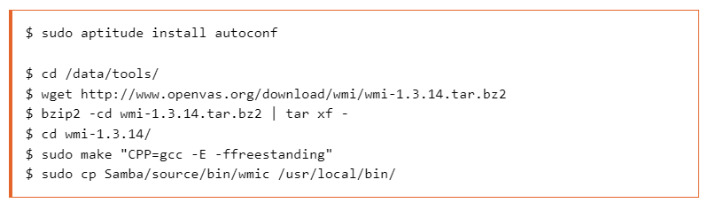 Linux için WMIC indirme