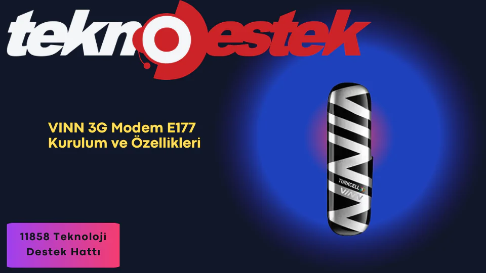 VINN 3G Modem E177 kurulum