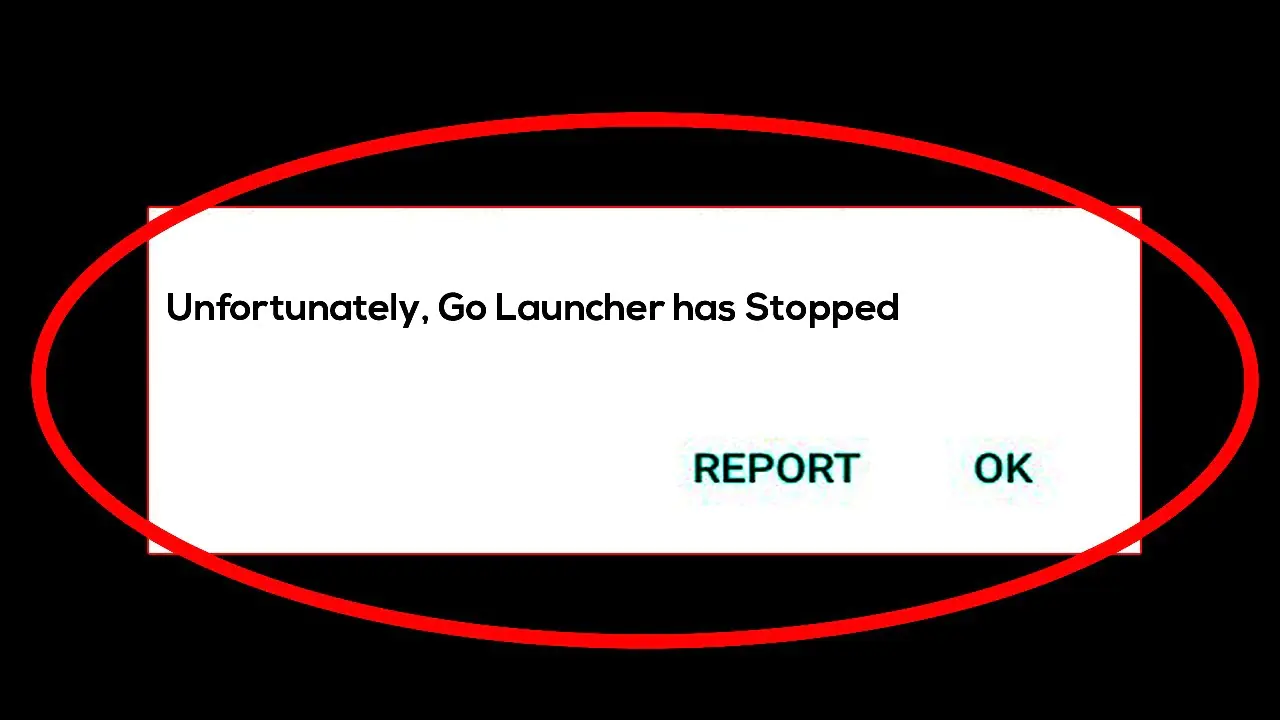 Launcher uygulamasının durduğunu gösteren hata mesajı ve çözüm adımlarını simgeleyen bir grafik.
