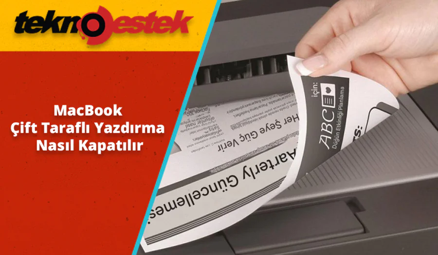Mac Çift Taraflı Yazdırma