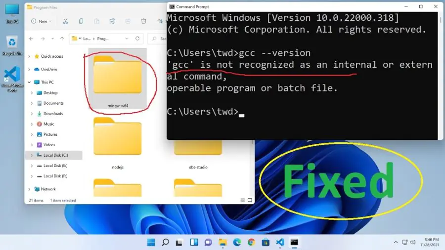 "Mingw 'Gcc' tanınmıyor" hatasını çözmek için MinGW'nin doğru şekilde kurulması ve ortam değişkenlerinin ayarlanması gerekmektedir.