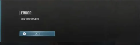 Geliştirici Hatası 5433 Düzeltme