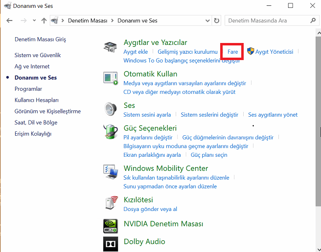 Mousepad Sıfırlama Nasıl Yapılır? (Resimli Anlatım)