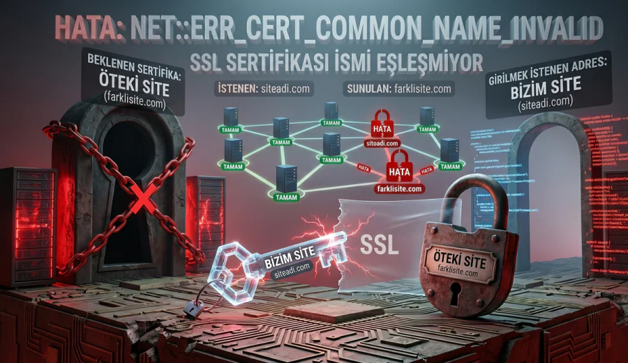NET:: ERR_CERT_COMMON_NAME_INVALID Hatası